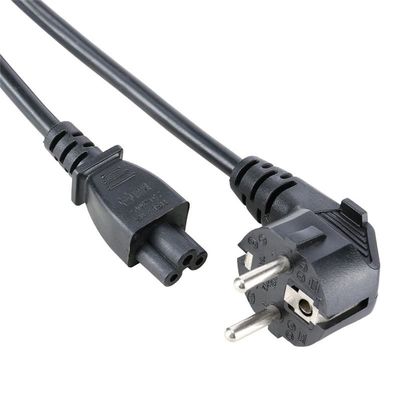 chất lượng  EU VDE Power Cord Black Home Appliance Laptop Extension Cable nhà máy sản xuất